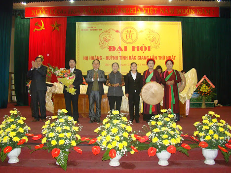 Đại hội lần thứ nhất dòng họ Hoàng Huỳnh tỉnh Bắc Giang