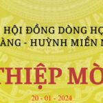 20/01/2024 – Tại TP.HCM: Ban Thường vụ HĐDH Miền Nam thực hiện chương trình thiện nguyện và gặp mặt chào Xuân 2024