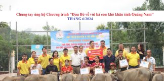 Chung tay ủng hộ Chương trình “Đưa Bò về với bà con khó khăn tỉnh Quảng Nam”