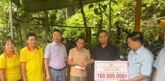 Nghĩa cử từ tâm hướng về đồng bào vùng lũ Lào Cai, Yên Bái của Hội đồng dòng họ Hoàng Huỳnh Việt Nam