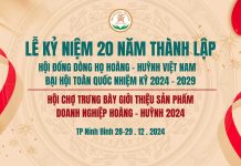 Hướng tới Lễ Kỷ niệm 20 năm Thành lập HĐDH Hoàng – Huỳnh Việt Nam và Đại hội Đại biểu toàn quốc nhiệm kỳ 2024-2029